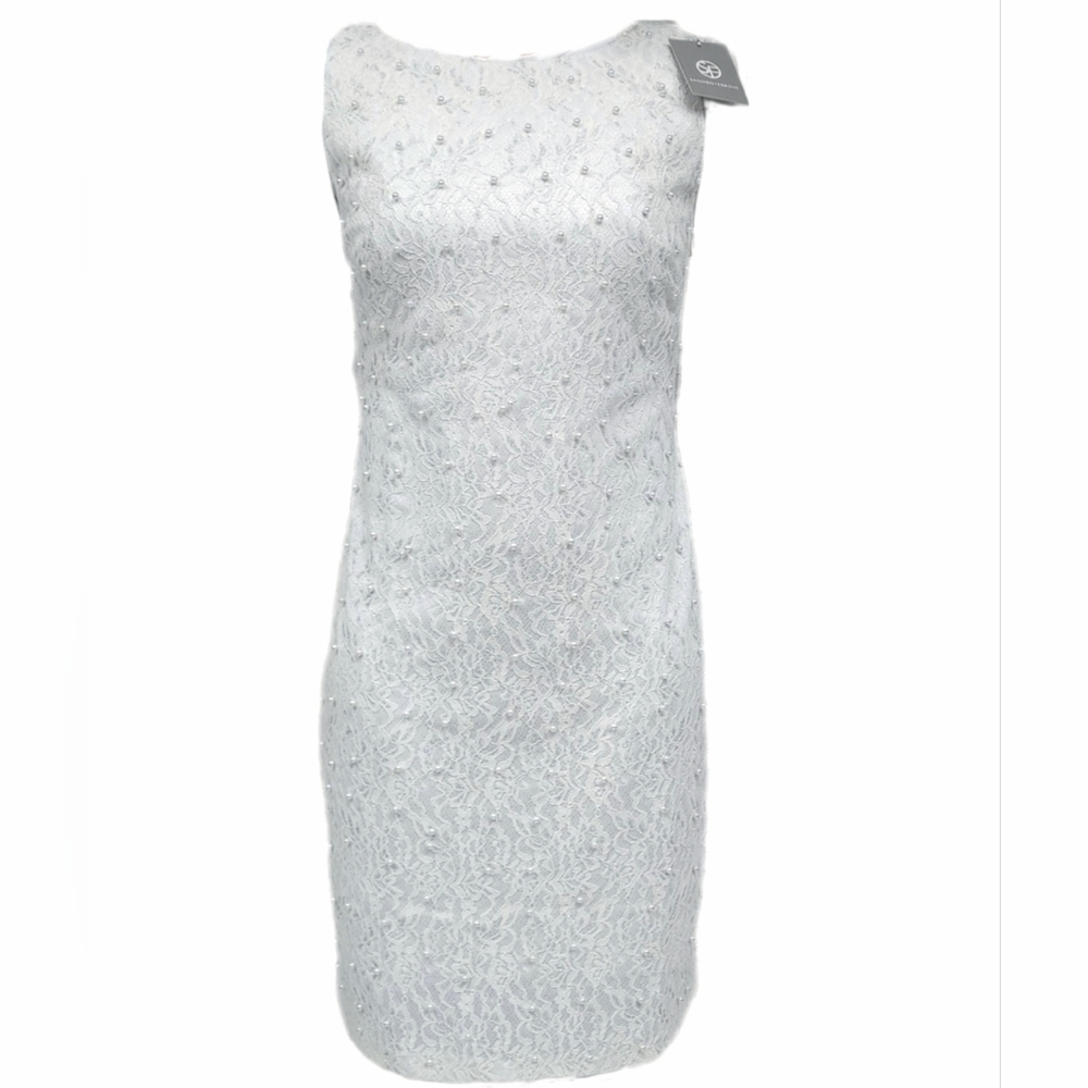 White Dress with Beads Sandro Ferrone - Perfect for Special Occasions